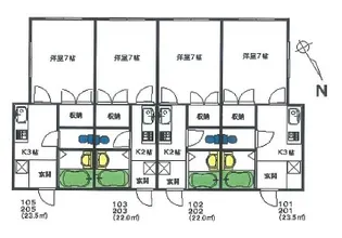 コーポアイ朝霞本町【2階】の間取り