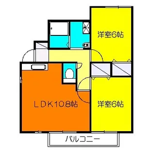 ユイット・アンII【1階】の間取り