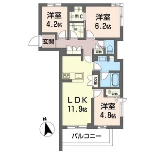メゾン グレイス【3階】の間取り