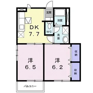 LAPYS II【1階】の間取り