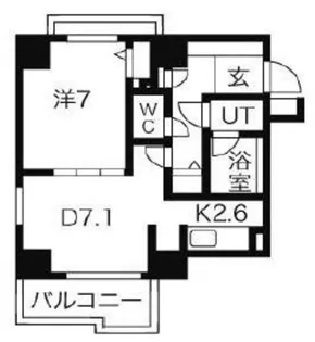 ライオンズガーデンテラス東向島【7階】の間取り