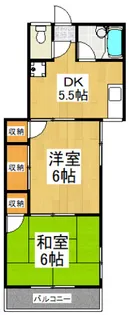 メルヘンコテージ【2階】の間取り