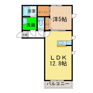 シャーメゾンさくら【2階】の間取り