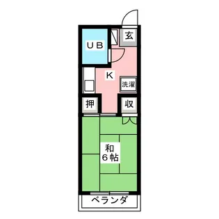 メイゾン東山【2階】の間取り