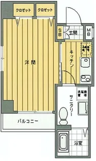 トーシンフェニックス日本橋浜町壱番館【3階】の間取り
