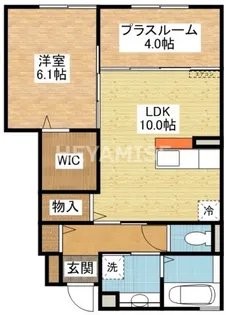 ウィットシバタ【1階】の間取り