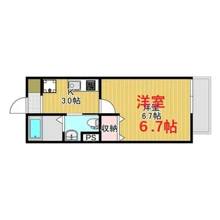 テルメゾン【3階】の間取り