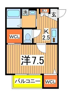 MQuarto柏2【2階】の間取り