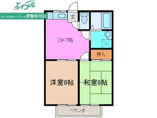 ラセゾンM2【2階】の間取り