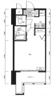 ピュアドームグランディー博多【7階】の間取り