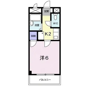 ラフィネアルブル【3階】の間取り