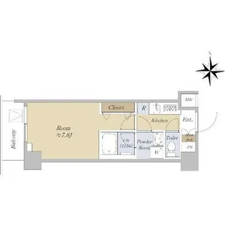 アルテシモ レフィナ【2階】の間取り