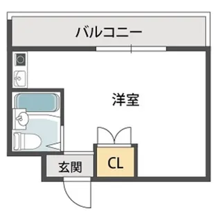 ルーブル西灘【1階】の間取り