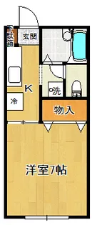 シティフォレスト【1階】の間取り