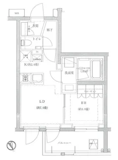 オープンレジデンシア大崎【4階】の間取り