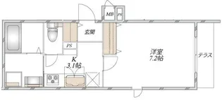 (仮称)足立区谷中メゾン【1階】の間取り