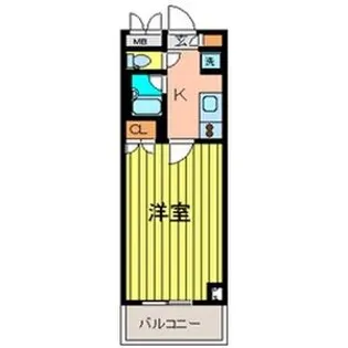 プラウドフラット五橋【3階】の間取り