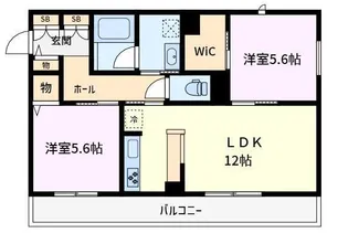 ルボア浦和【2階】の間取り