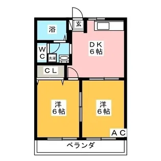 ハイツA-1【1階】の間取り