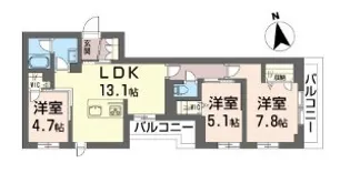 ShaMaison グランデ板橋【2階】の間取り