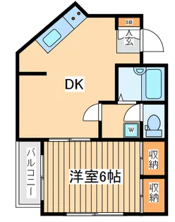 みすきゃんさす南台【4階】の間取り