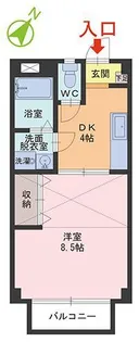 リバーサイド翔002【2階】の間取り