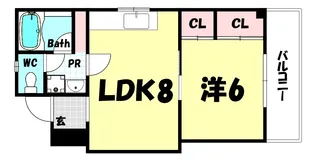 新生ビル【2階】の間取り