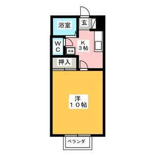 シーズンコート妙興寺【2階】の間取り