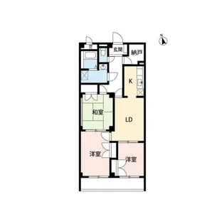 イーストコート町屋【2階】の間取り