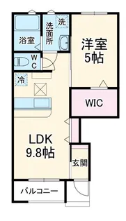 LOTUS住吉【1階】の間取り