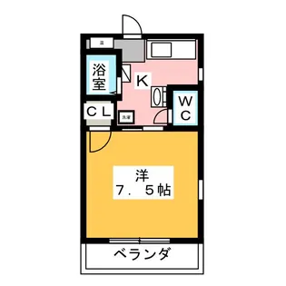 マンションひよこ【4階】の間取り