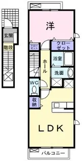 リヴィエール【2階】の間取り