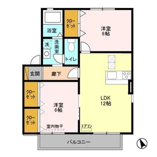 ドリームマウンテンC【1階】の間取り
