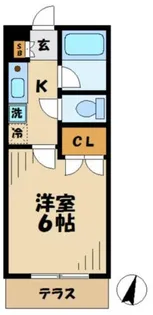 グリーンウッド【1階】の間取り