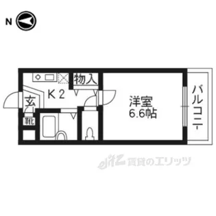 CASA‐3【3階】の間取り