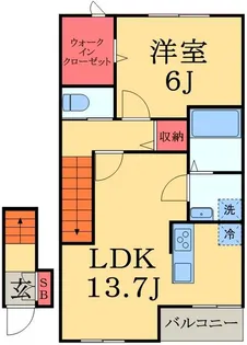 アーバンライフG【2階】の間取り