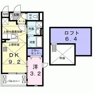 フェリシア【2階】の間取り