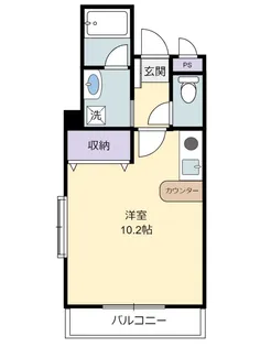 エクセレントII【1階】の間取り