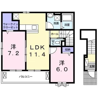 フラン・コート【2階】の間取り
