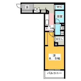 リオリエントアリスティオ【1階】の間取り