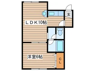 ドミシル麻生【2階】の間取り