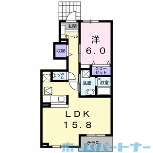 ププレ【1階】の間取り