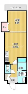 クリエオーレ中川東【3階】の間取り