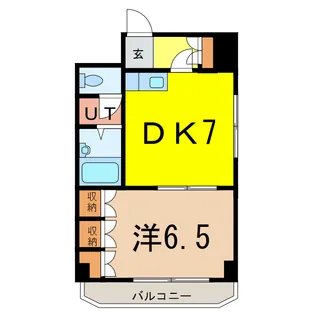 メゾンペガサス【5階】の間取り