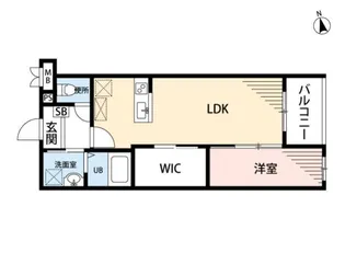 シニフィエ飯塚西町【1階】の間取り