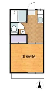 スカイハイツ【2階】の間取り