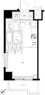 ルーブル横濱反町【4階】の間取り