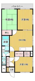 キャビンKATO【4階】の間取り
