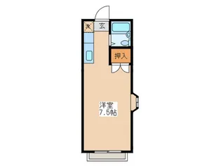 キャッスルセゾン【2階】の間取り