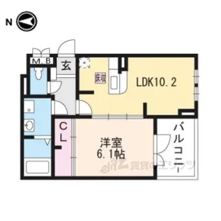 ジェルメ【1階】の間取り